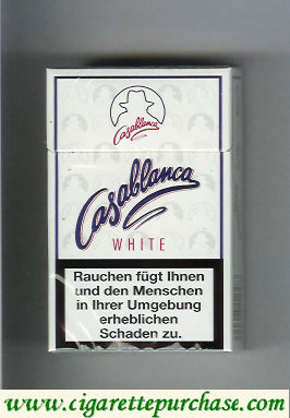 Casablanca White cigarettes